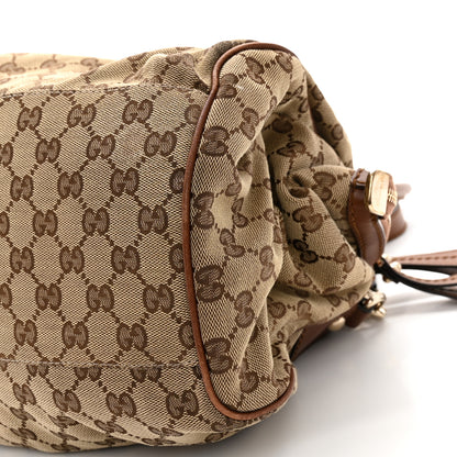 Gucci Monogram Medium Sukey Boston Brown 10 of 11