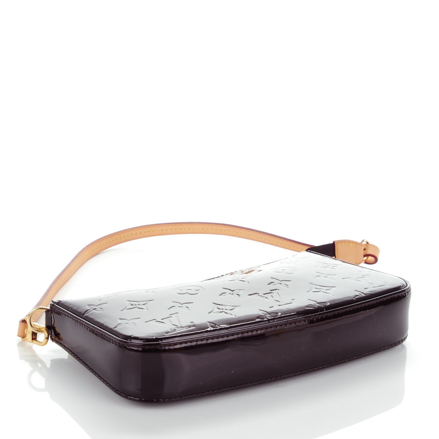 Louis Vuitton Vernis Pochette Accessories NM Amarante 4 of 7