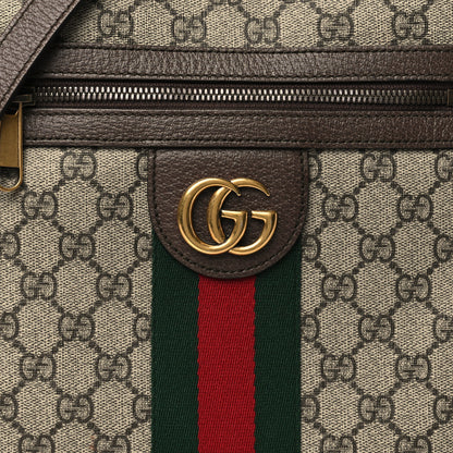 Gucci GG Supreme Monogram Web Small Ophidia Messenger Bag Brown 9 of 12
