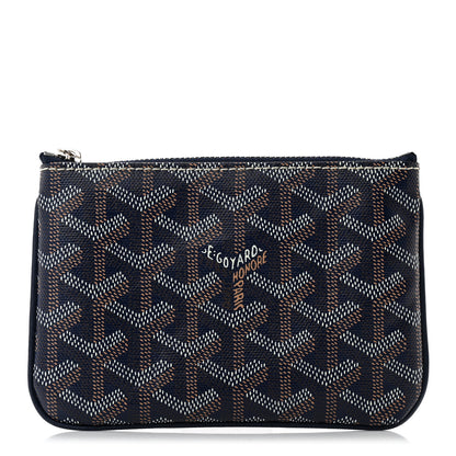 Goyard Goyardine Mini Senat Pochette Navy 1 of 9