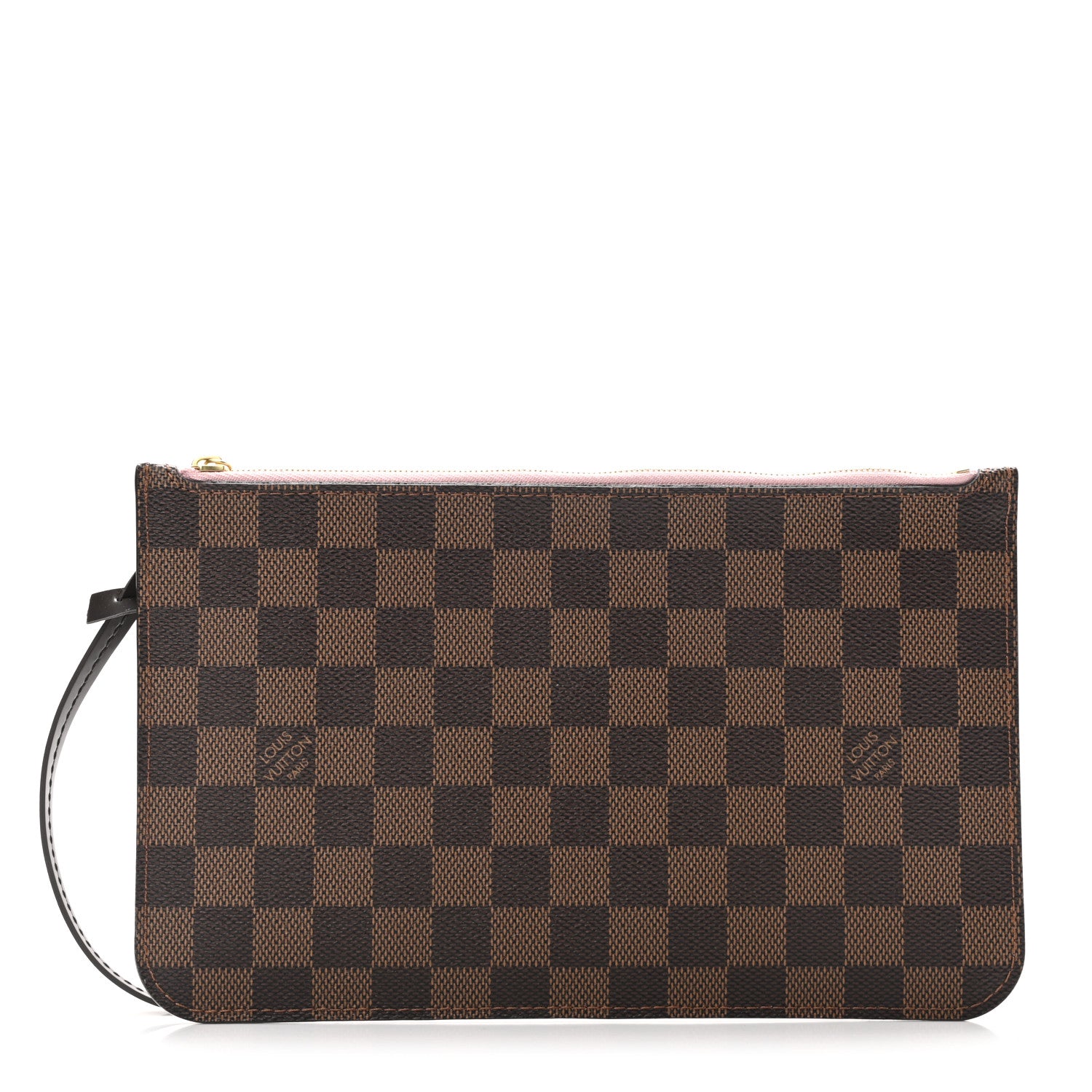 Louis Vuitton Damier Ebene Neverfull MM GM Pochette Rose Ballerine 1 of 7