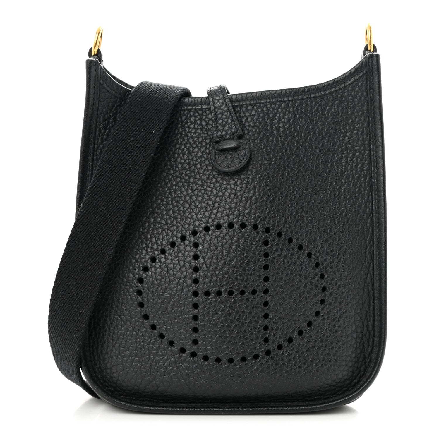 Hermes Taurillon Clemence Evelyne TPM Black 1 of 11