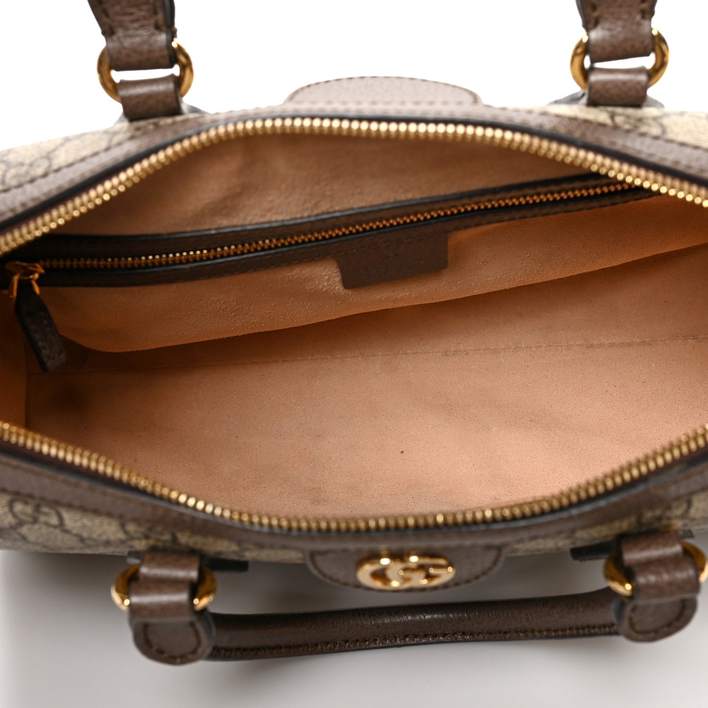 GG Supreme Monogram Web Medium Ophidia Boston Brown