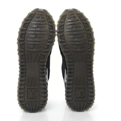 Louis Vuitton Suede Monogram Run Away Sneakers 39 Black 5 of 8