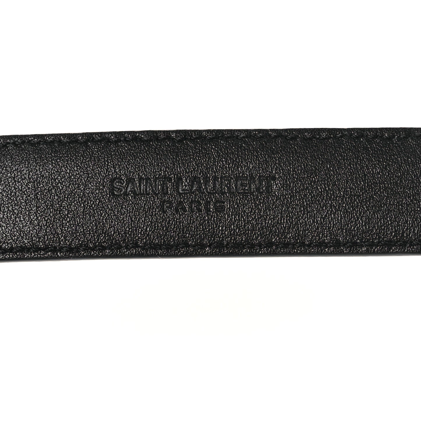 Smooth Calfskin Monogram Square Buckle Belt 80 32 Black