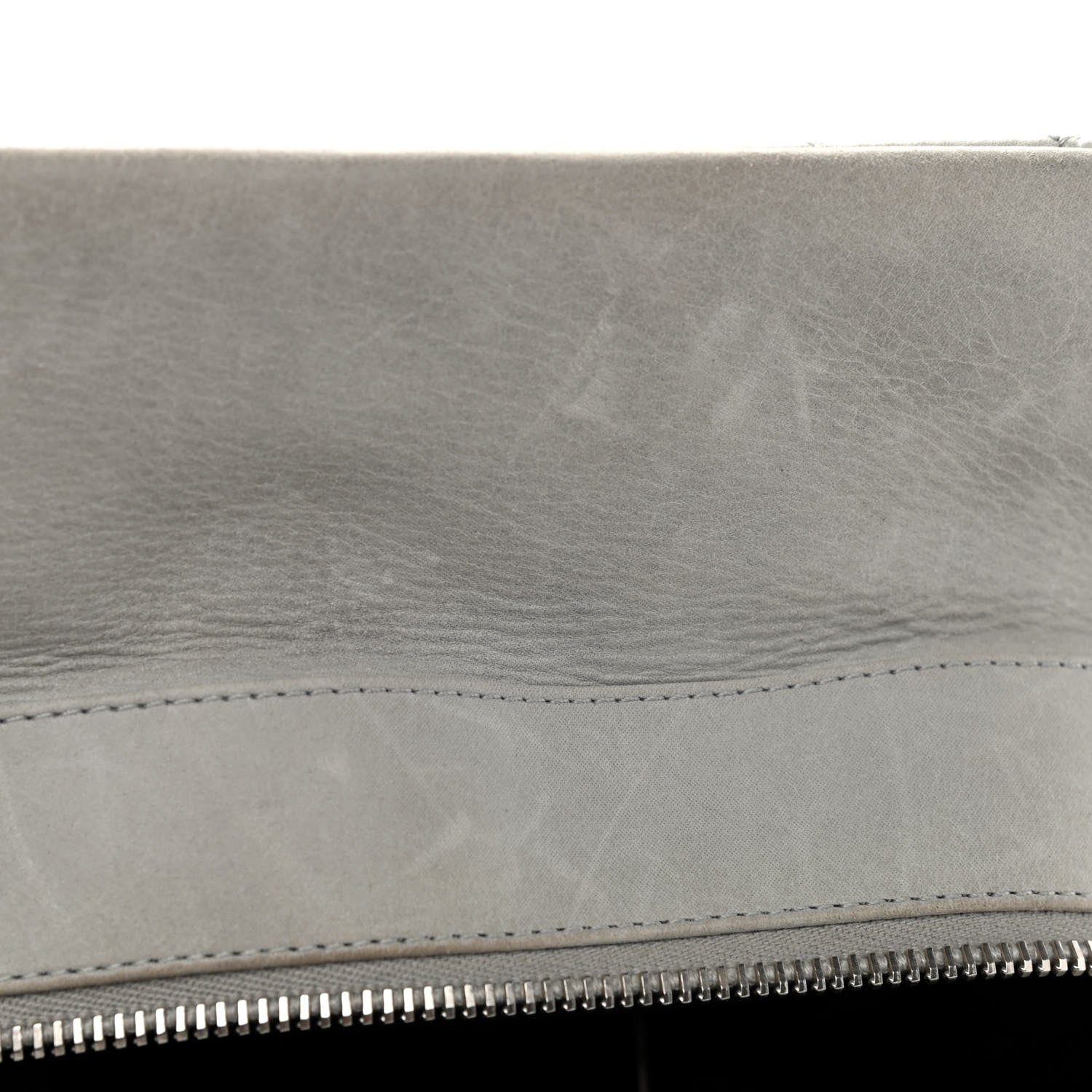 Chanel Iridescent Calfskin Chic Quilt Bowling Bag Grey 8 of 13