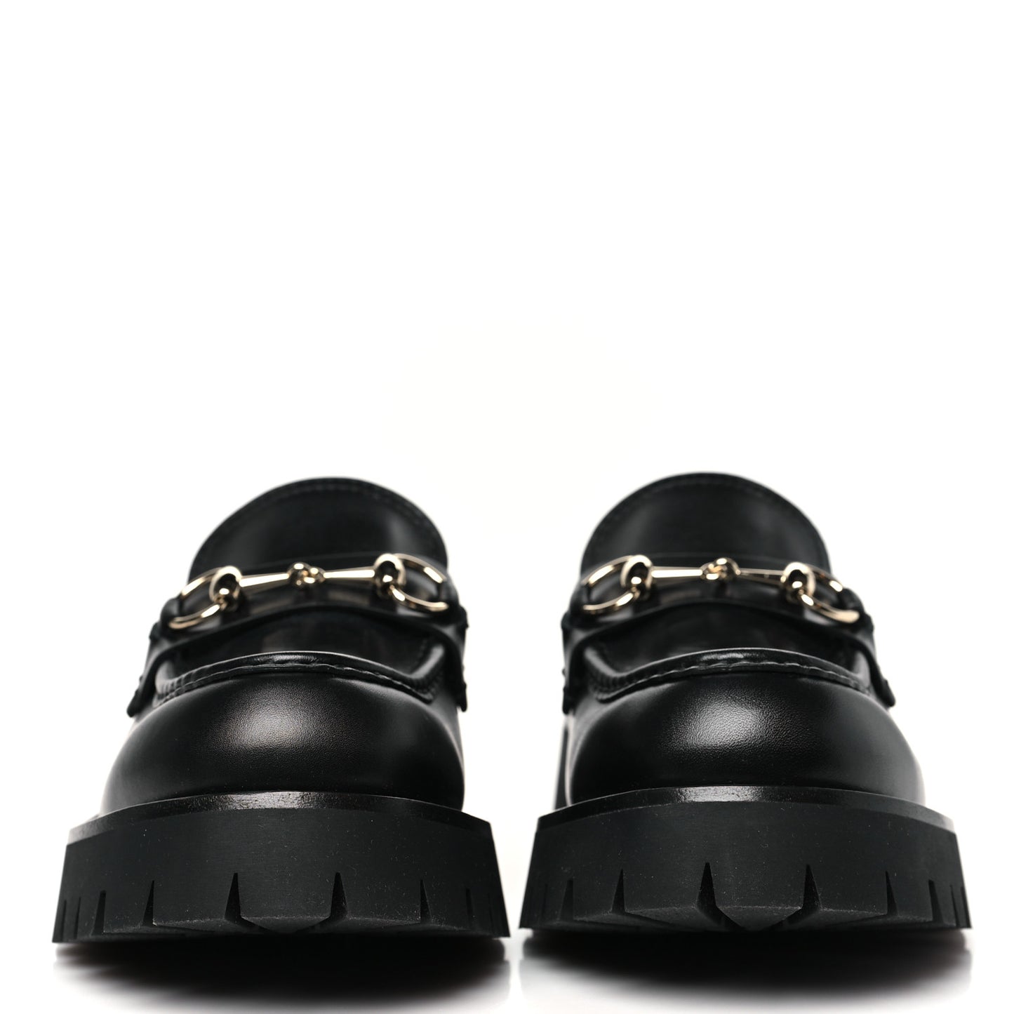 Betis Glamour Calfskin Womens Horsebit Loafers 38 Black