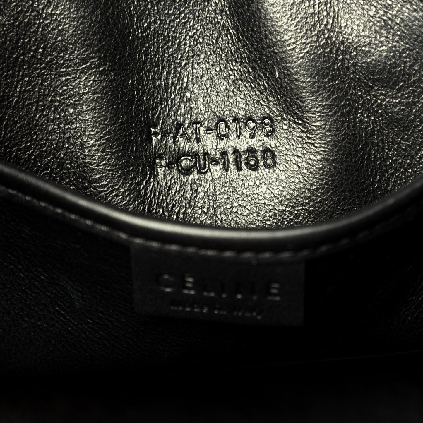 Smooth Calfskin Nano Luggage Black