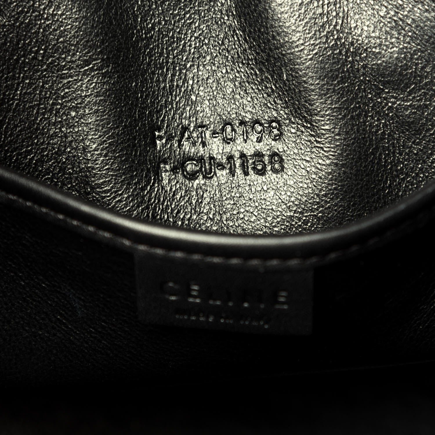 Celine Smooth Calfskin Nano Luggage Black 7 of 9