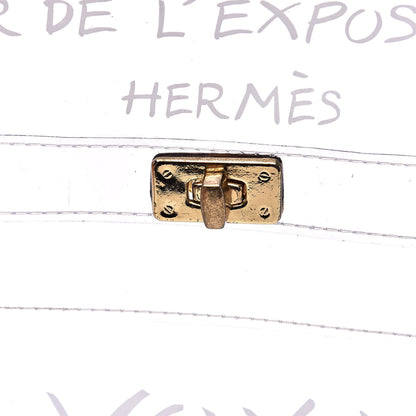 Hermes Vinyl Souvenir De L'Exposition Kelly Transparent 6 of 10