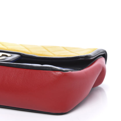 Chanel Lambskin Quilted Medium Graphic Flap Multicolor 8 of 11