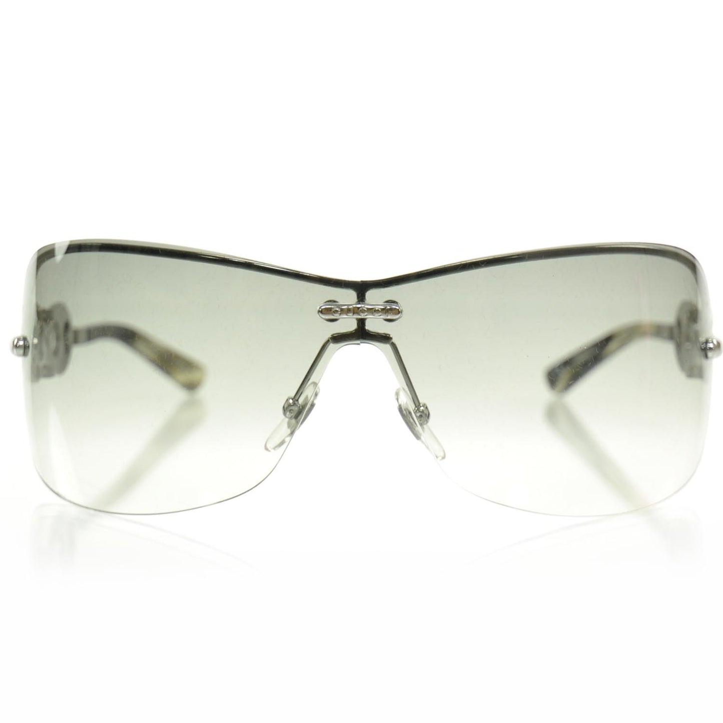 Semi Rimless Gradient Marina Chain Sunglasses 2772 S
