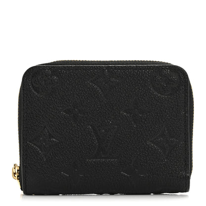 Louis Vuitton Empreinte Zippy Coin Purse Black 1 of 9