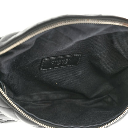 Chanel Calfskin Quilted Waist Belt Bag Black 5 of 13