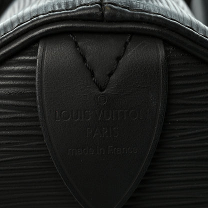 Louis Vuitton Epi Speedy 25 Black 6 of 9