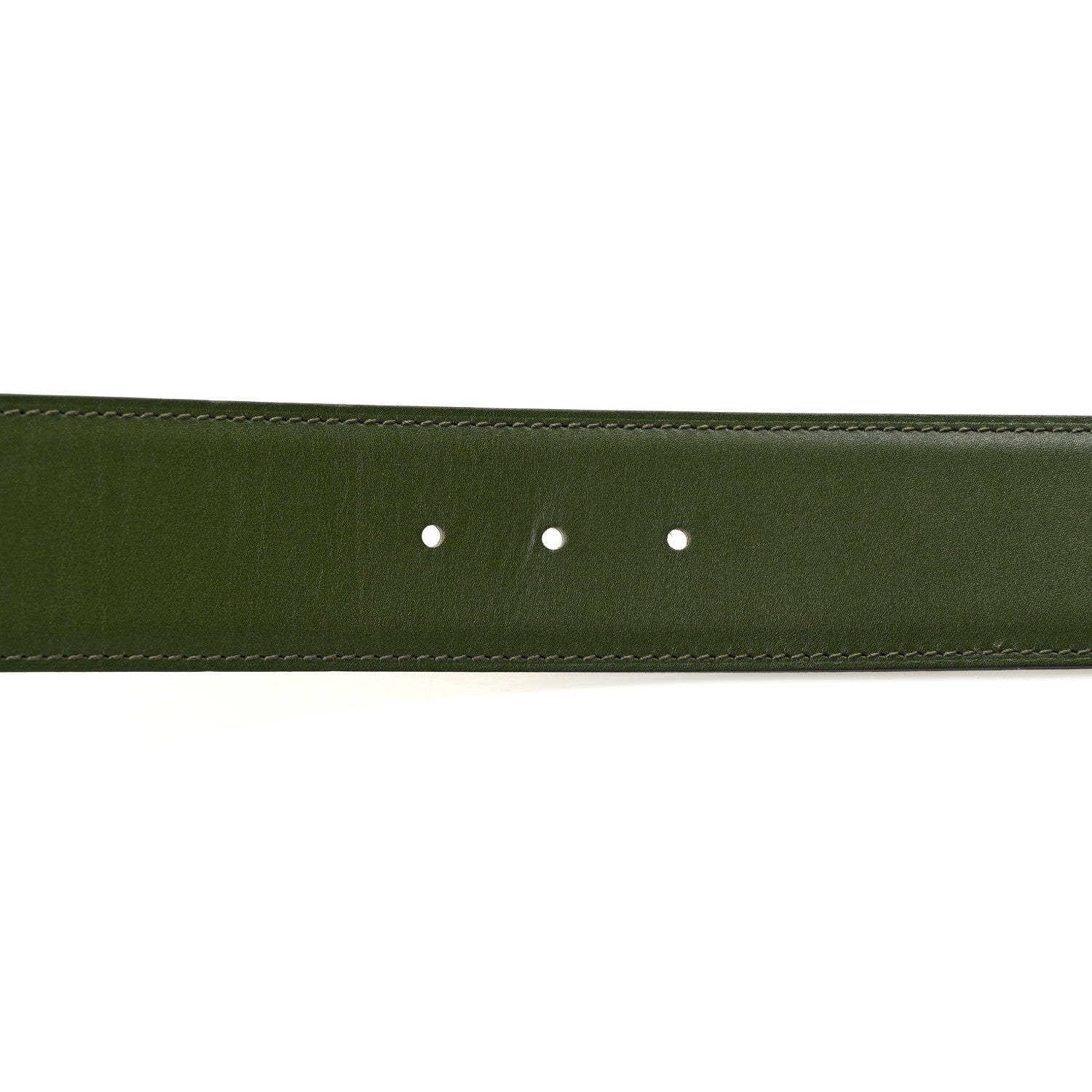 Hermes Epsom Box 42mm Belt Strap 95 38 Alezan Vert Canopee 4 of 5