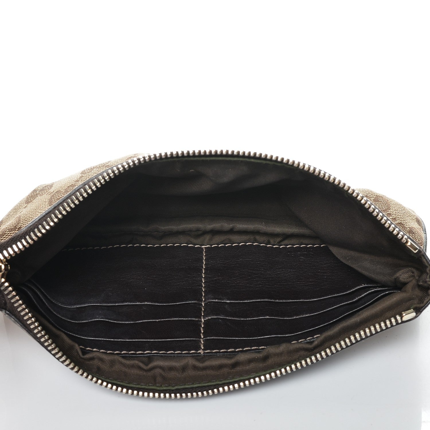 Gucci Monogram D Ring Wristlet Dark Brown 13 of 16