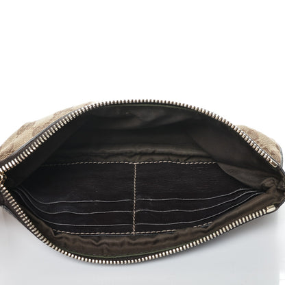 Gucci Monogram D Ring Wristlet Dark Brown 13 of 16