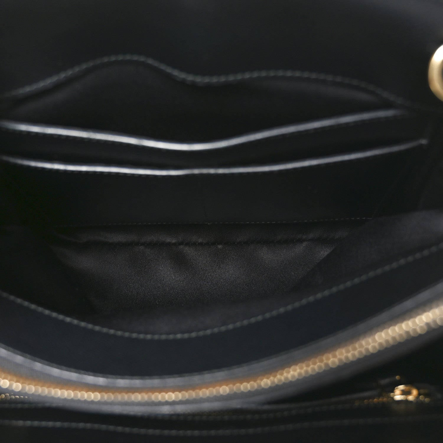 Salvatore Ferragamo Hammered Calfskin Today Satchel Black 5 of 9