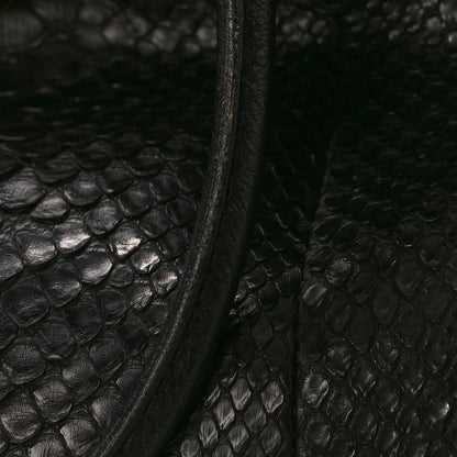 Gucci Snakeskin Large GG Running Tote Black 16 of 17