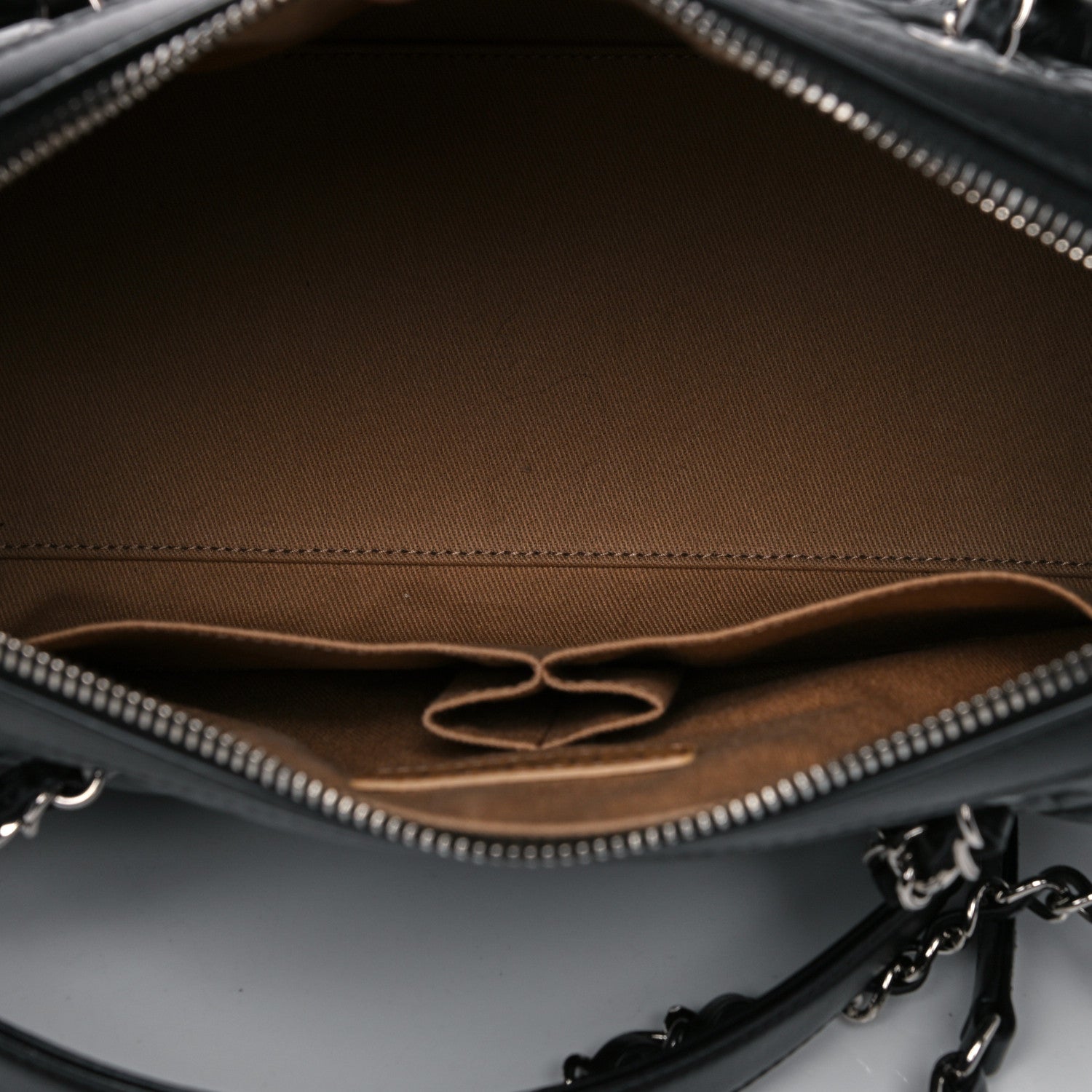 Chanel Calfskin Quilted Small CC Bowling Bag Black 4 of 11