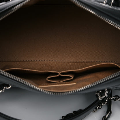 Chanel Calfskin Quilted Small CC Bowling Bag Black 4 of 11