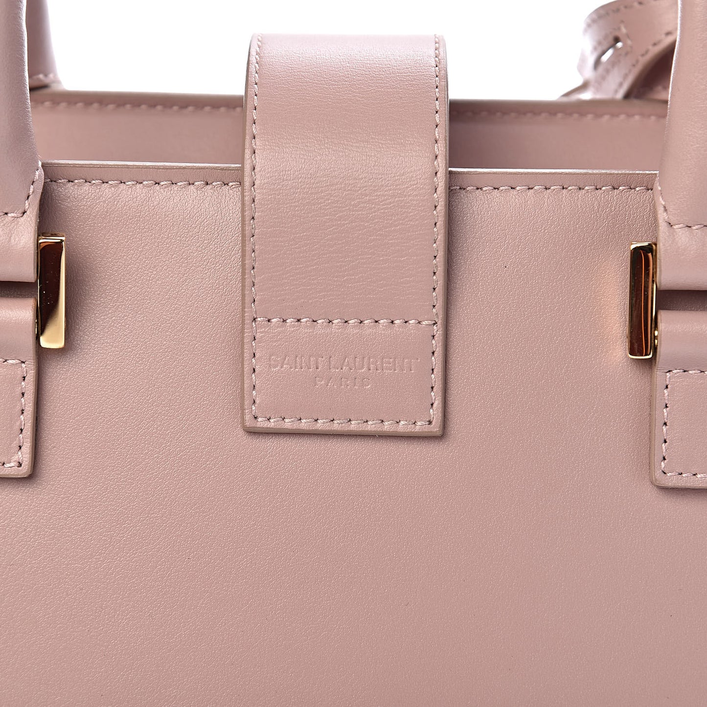 Calfskin Small Monogram Cabas Pink
