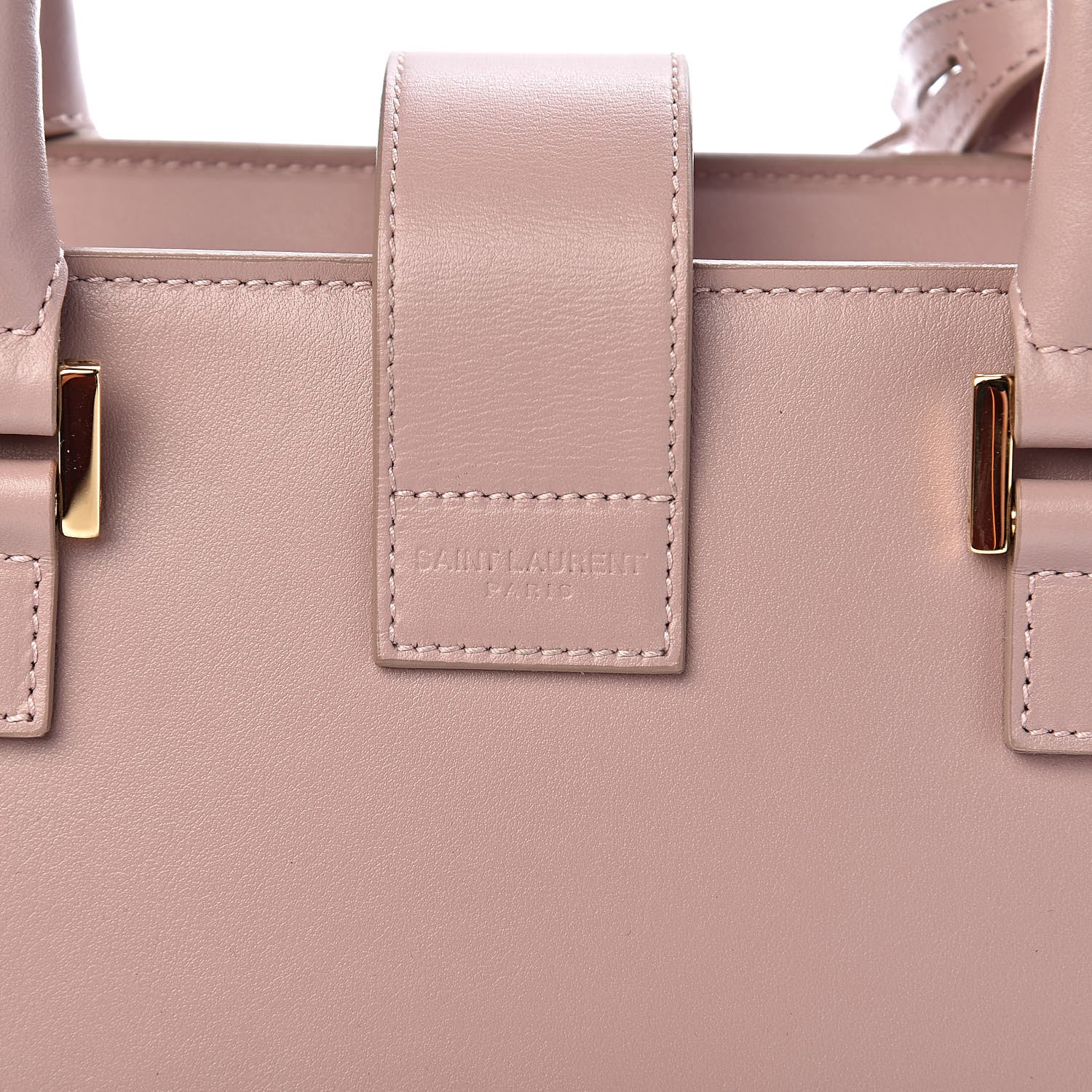 Saint Laurent Calfskin Small Monogram Cabas Pink 7 of 10