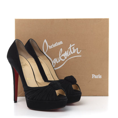 Christian Louboutin Suede Greissimo 140 Pumps 39 Black 14 of 14