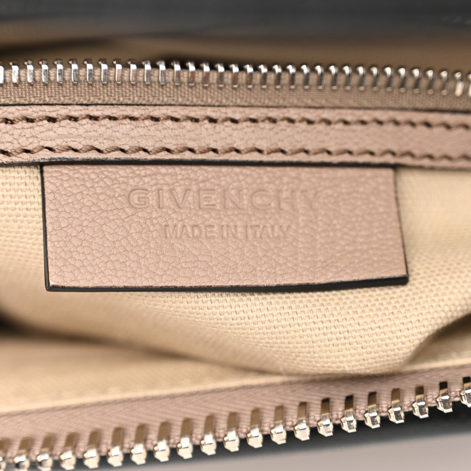 Givenchy Sugar Goatskin Mini Tri-Color Antigona Linen 6 of 11