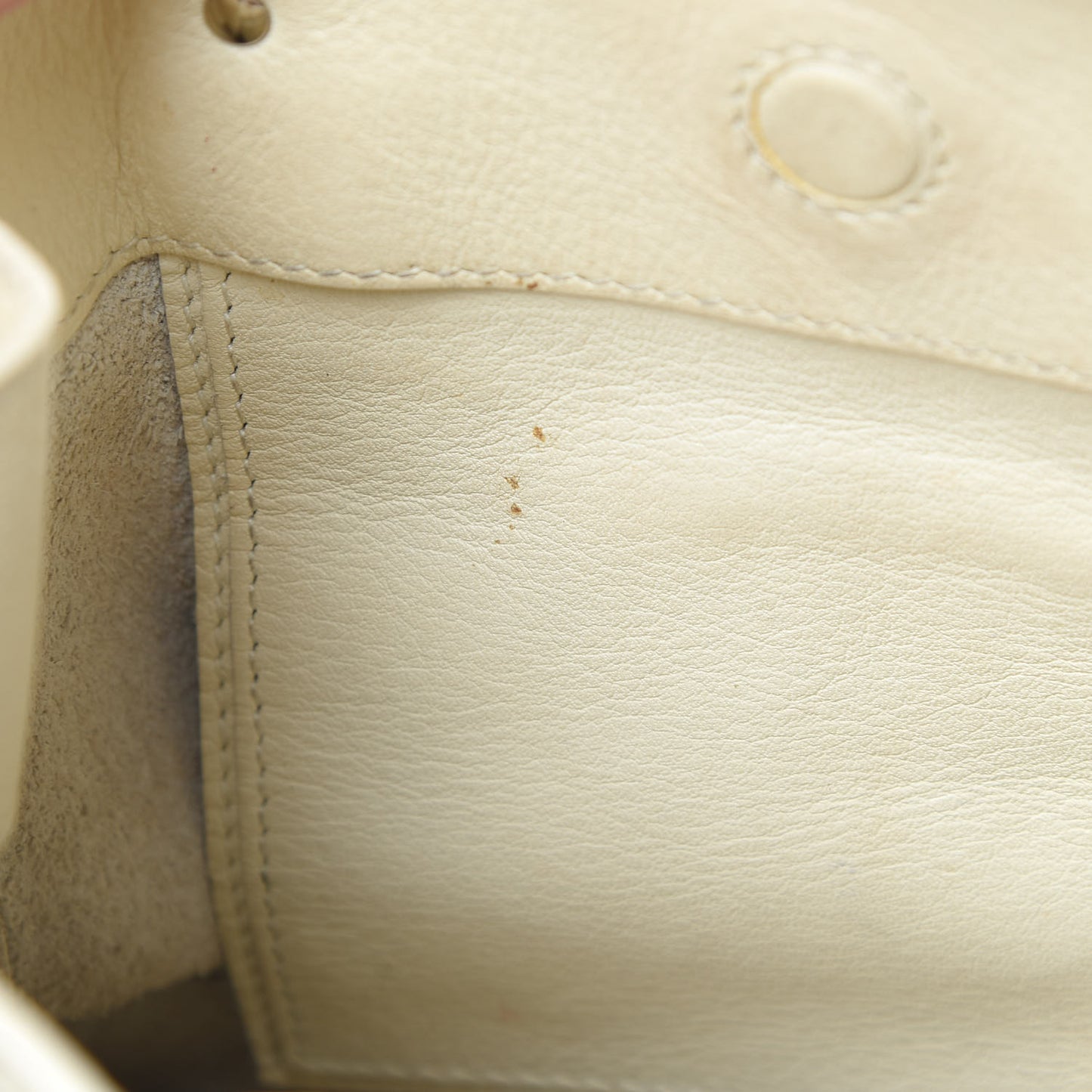 Veau Papier A4 Tote Blanc Creme
