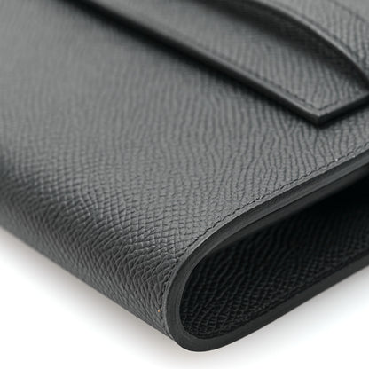 Hermes Epsom Kelly Wallet To Go Black 10 of 11