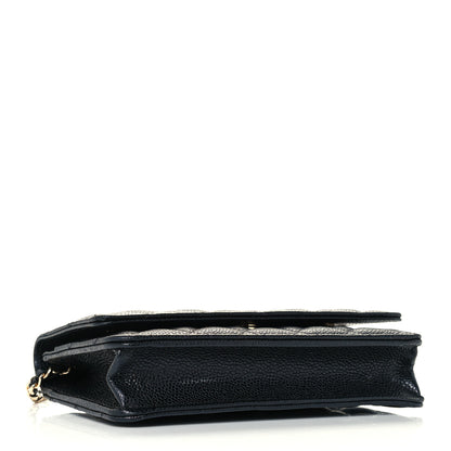 Chanel Caviar Quilted Wallet On Chain WOC Black 4 of 13