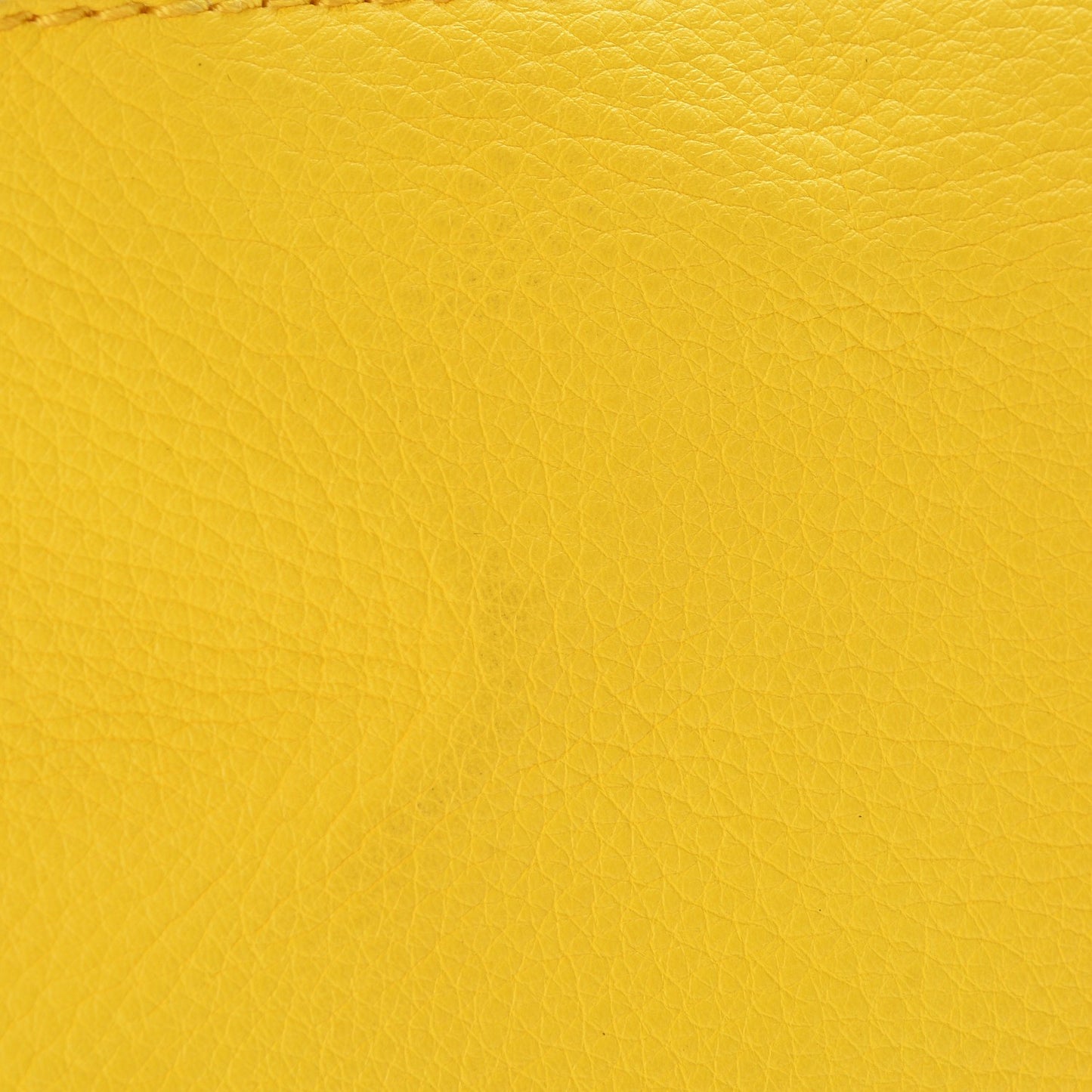 Supple Grained Calfskin Classic Silver Hardware Highlight City Jaune Soleil