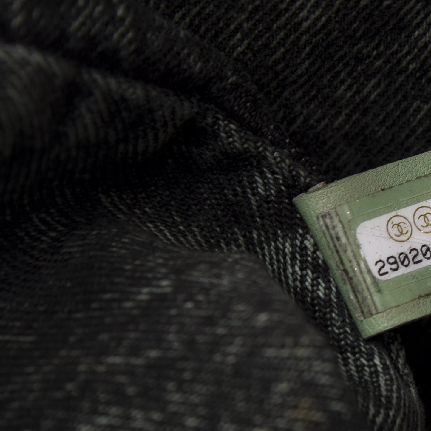 Denim Quilted Denimpression Flap Green Black