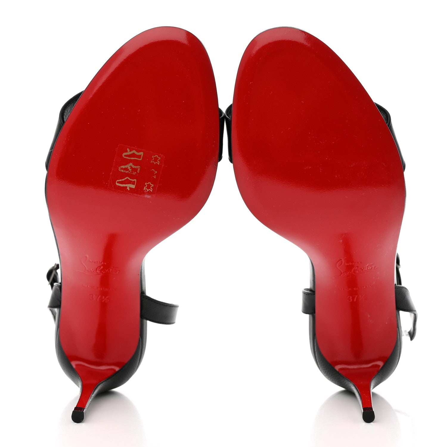 Christian Louboutin Nappa Loubigirl 100 Sandals 37.5 Black 5 of 7