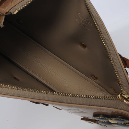 Louis Vuitton Vernis Lexington Fleurs Pochette Beige 7 of 7