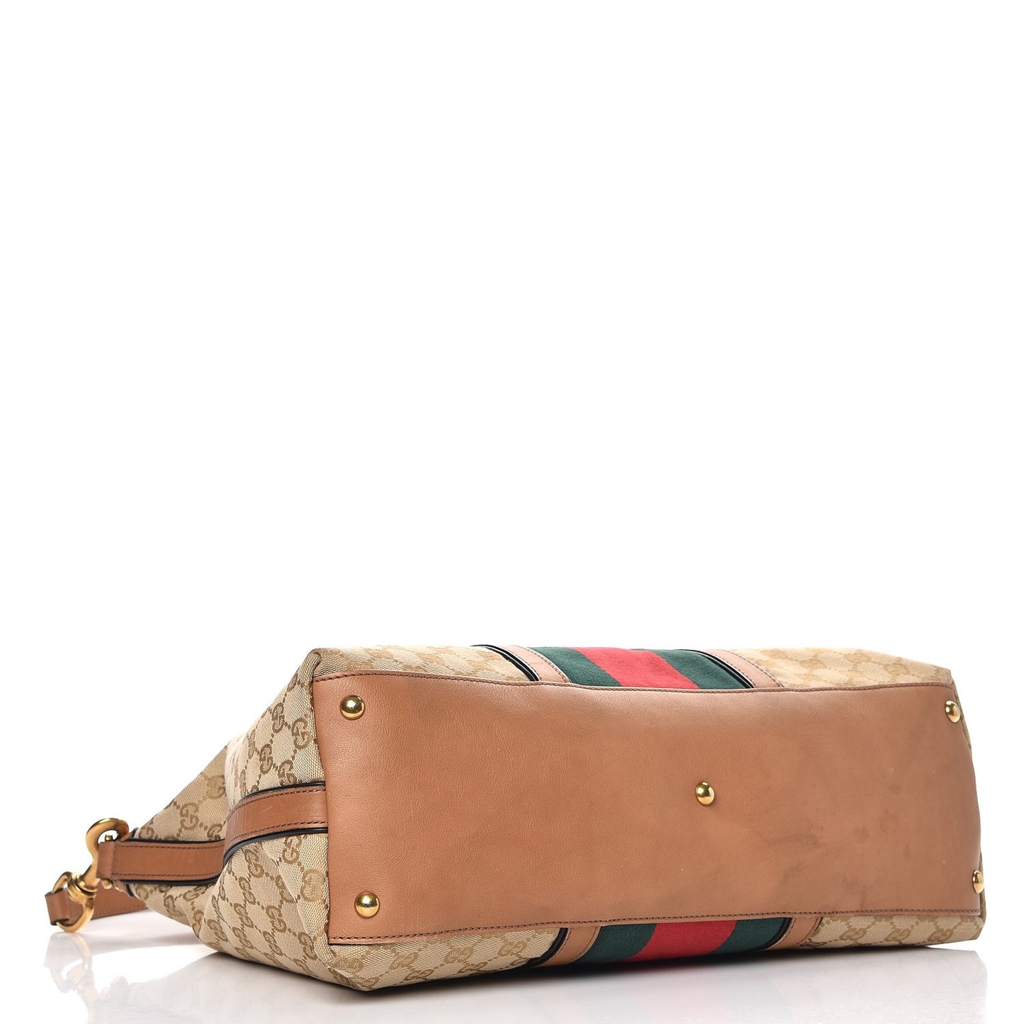Monogram Web Medium Rania Top Handle Bag Sand