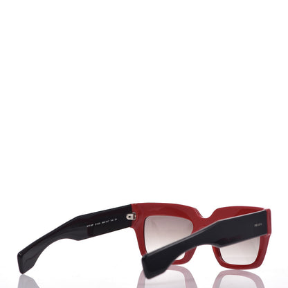 Prada Sunglasses SPR 28P Black Red 4 of 8