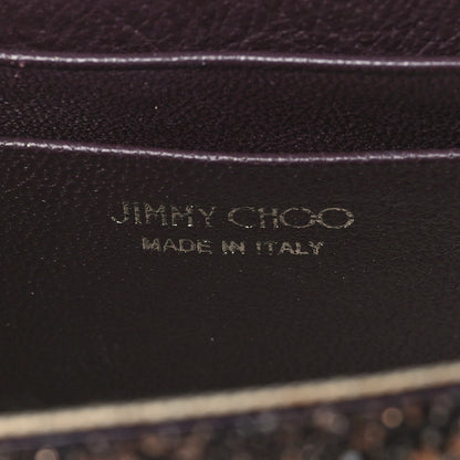 Jimmy Choo Coarse Glitter Mini Finley Shoulder Bag Bronze 7 of 9