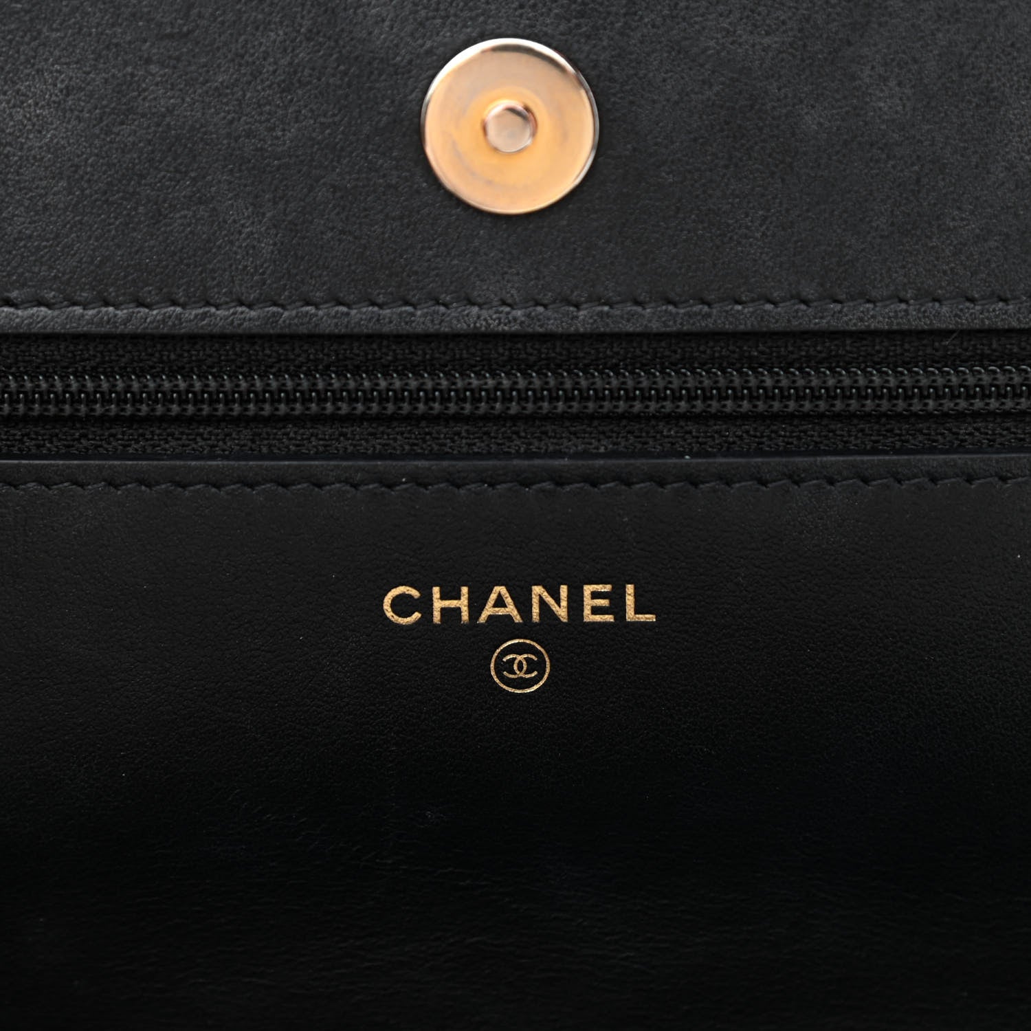Chanel Caviar Quilted Boy Wallet On Chain WOC Black 6 of 12