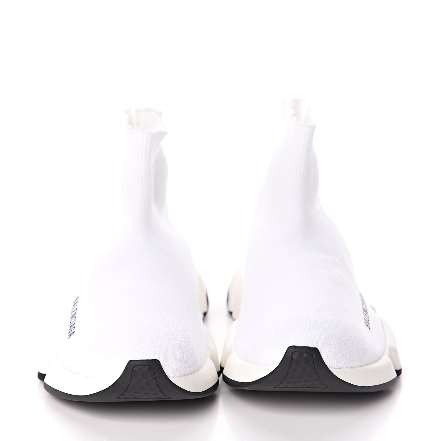 Neoprene Knit Womens Speed Sneakers 37 White
