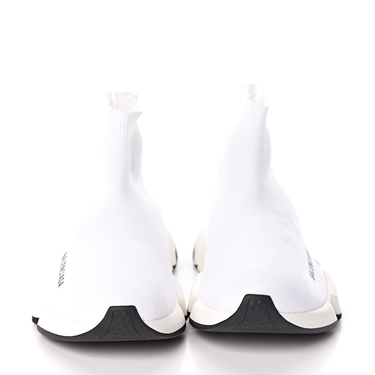 Balenciaga Neoprene Knit Womens Speed Sneakers 37 White 2 of 8