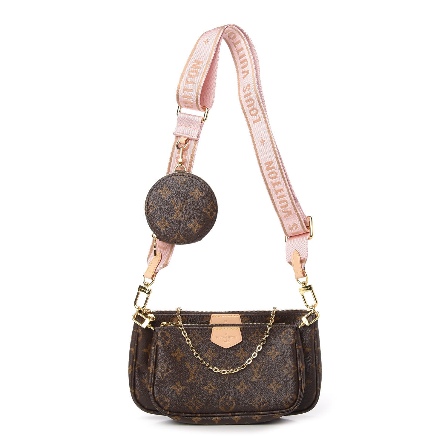 Louis Vuitton Monogram Multi Pochette Accessories Rose Clair 1 of 11