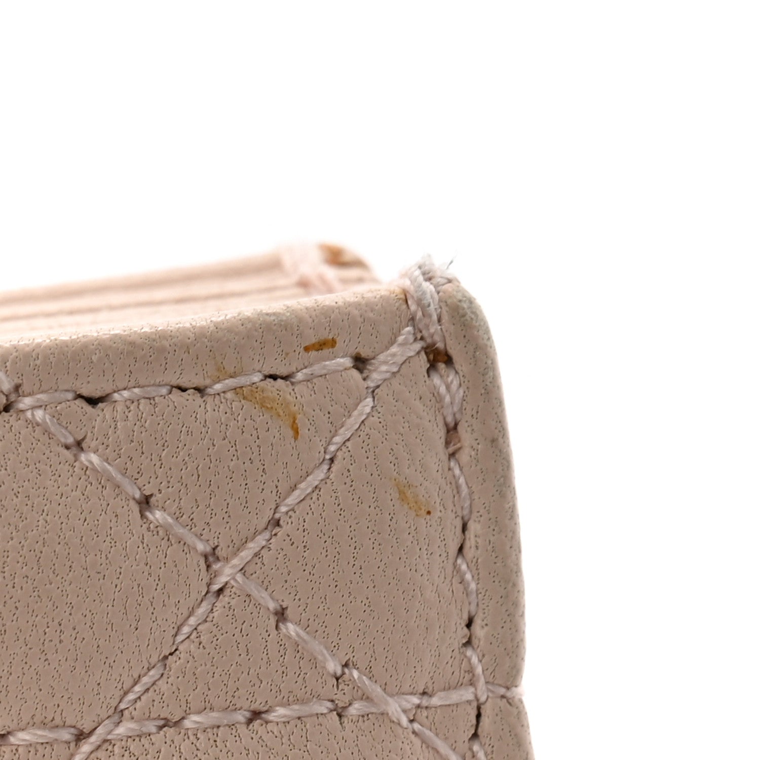 Christian Dior Lambskin Cannage Lady Dior 5-Gusset Card Holder Light Pink 12 of 14