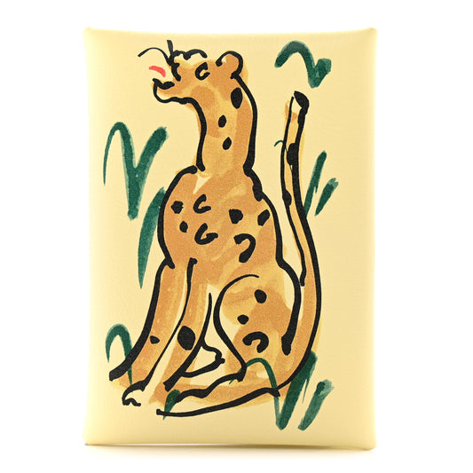 Swift Spring Panther Calvi Duo Card Case Jaune Milton