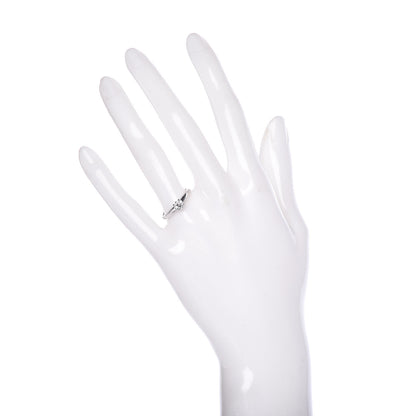 Bulgari Platinum Diamond .32ct Griffe Solitaire Engagement Ring 53 6.5 2 of 7