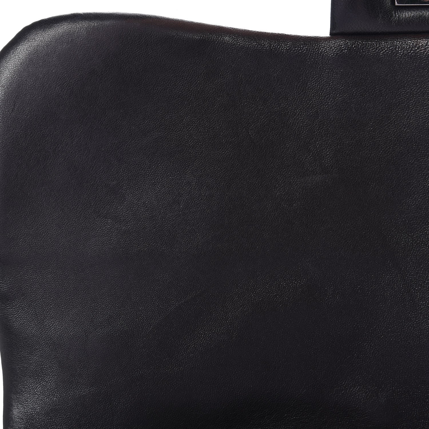 Chanel Lambskin Tweed Large Camellia Petals Flap Black 11 of 19
