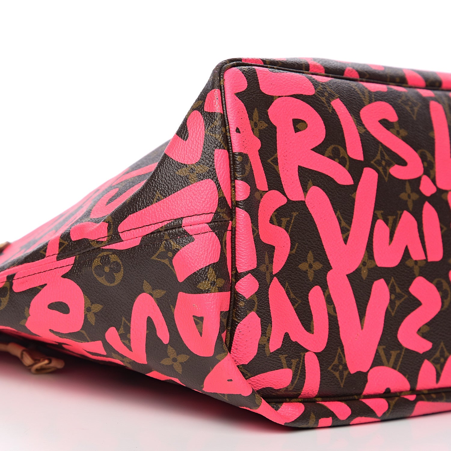 Louis Vuitton Monogram Graffiti Neverfull GM Fuchsia 10 of 13