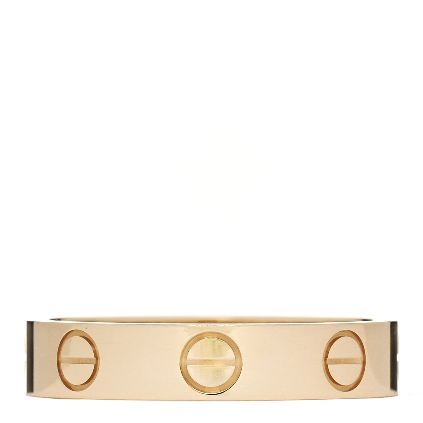 18K Yellow Gold 3.5mm LOVE Wedding Band Ring 49 4.75